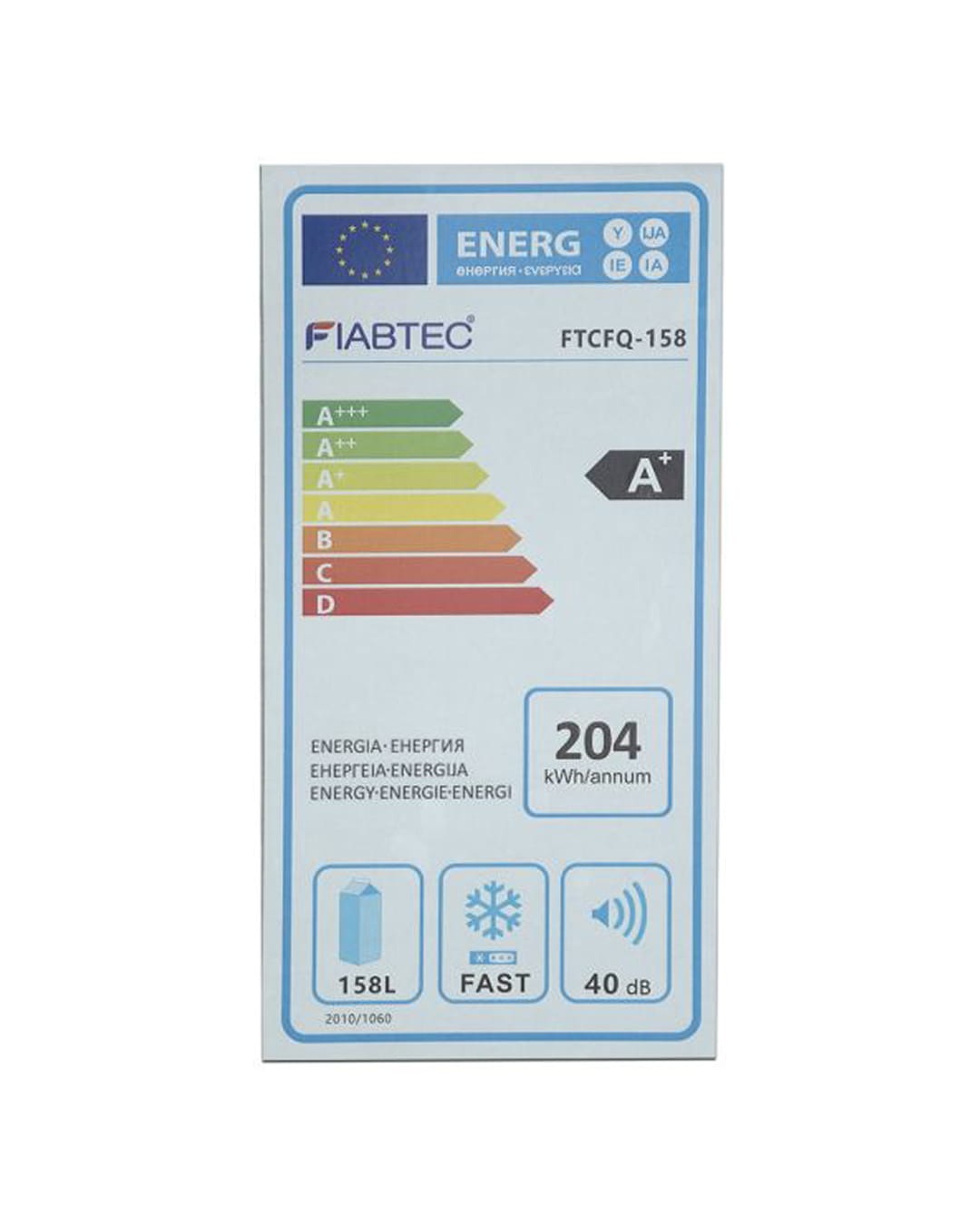 CONGELATEUR COFFRE FIABTEC FTCFQ-158 158L