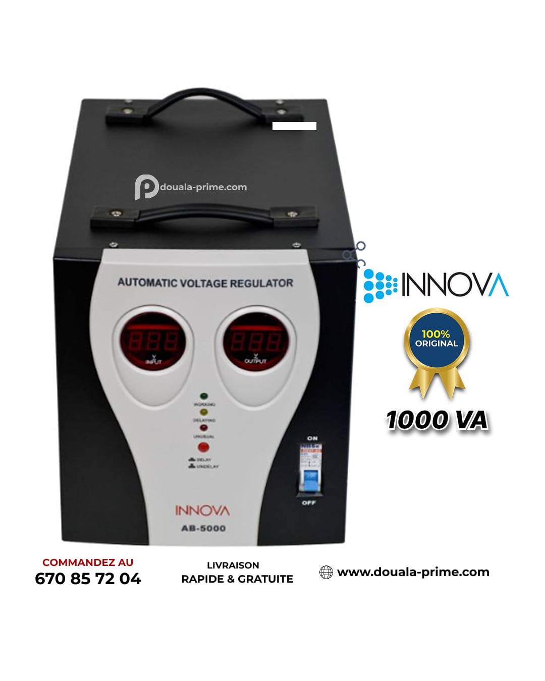 Régulateur De Tension AB-1000VA- Innova