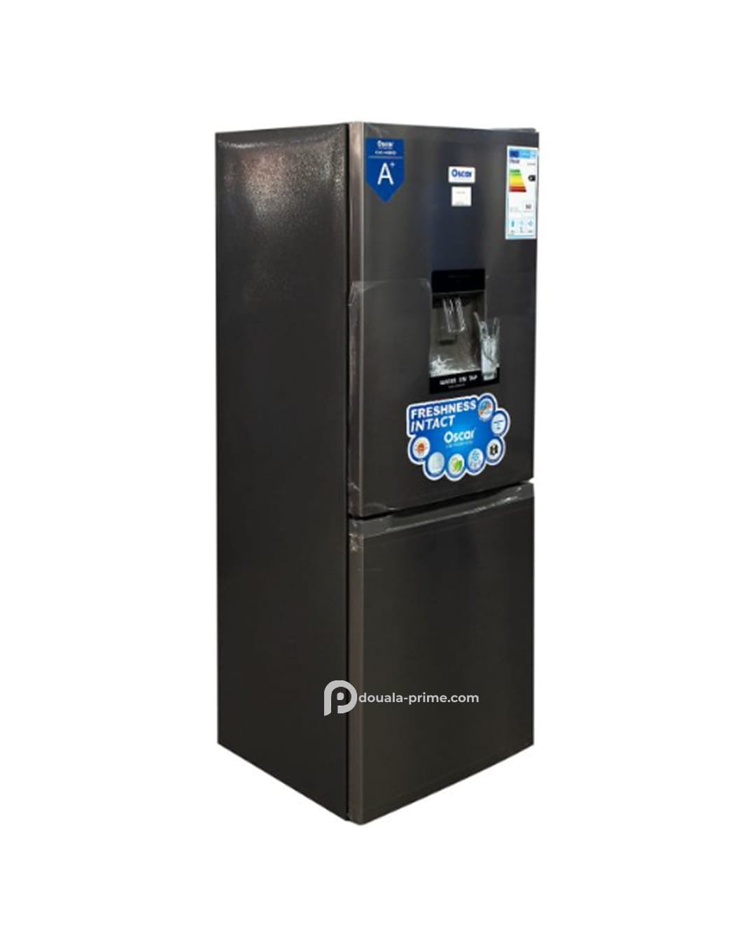 Réfrigérateur combiné OSCAR OSC-M280D – 230 Litres – Avec  Distributeur d'Eau – Réfrigérateur 155L – Congélateur 75L –  Classe A+ – 262 kWh/an – 39 dB – Inox